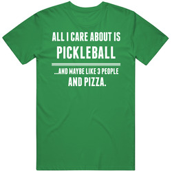 All I Care About Is Pickleball Sports unisex vintage irish green T Shirt