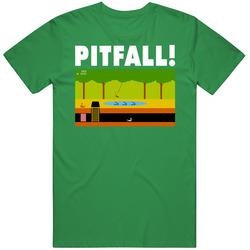 Pitfall Best Video Games Of All Time unisex vintage irish green T Shirt