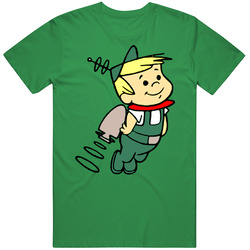 The Jetsons Elroy Jetson Cartoon unisex vintage irish green T Shirt