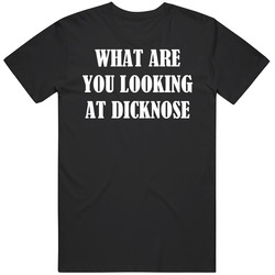 Stiles Teen Wolf What You Looking At Dicknose Graphic Black Tee Unisex Film Merch T Shirt