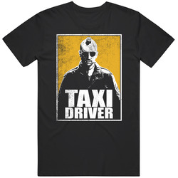 Robert De Niro Taxi Graphic Black Tee Unisex Film Merch T Shirt
