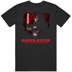 Darth Revan Sith Star Wars Graphic Black Tee Unisex Film Merch T Shirt