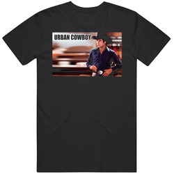 John Travolta Urban Cowboy Movie Graphic Black Tee Unisex Film Merch T Shirt
