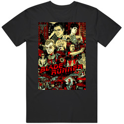 Blade Runner Movie Graphic Black Tee Unisex Film Merch T Shirt