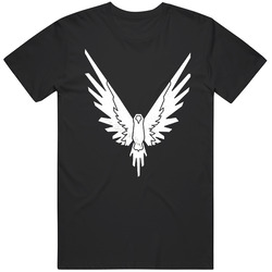 New Maverick Bird White Logo Logan Paul Black T- From Us Graphic Black Tee Unisex Film Merch T Shirt