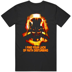 Darth Vader Star Wars Quote Graphic Black Tee Unisex Film Merch T Shirt