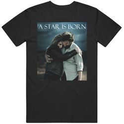 A Star Is Born Music Romance Movie Graphic Black Tee Unisex Film Merch T Shirt