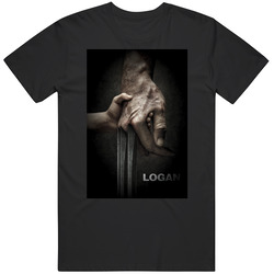 Logan Wolverine Movies Graphic Black Tee Unisex Film Merch T Shirt