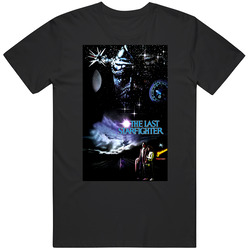 The Last Starfighter 80s Sci Fi Movie Graphic Black Tee Unisex Film Merch T Shirt