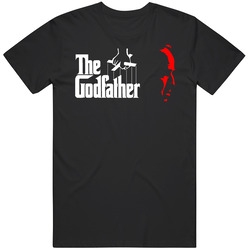 The Godfather Gangster Movie Graphic Black Tee Unisex Film Merch T Shirt