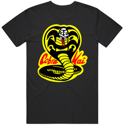 The Karate Kid Cobra Kai Graphic Black Tee Unisex Film Merch T Shirt