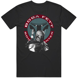 Boba Fett Graphic Black Tee Unisex Film Merch T Shirt