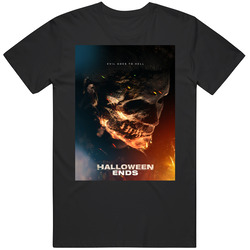 Halloween Ends Michael Myers Evil Goes To Hell October 2022 New Horror Movie Film Graphic Black Tee Unisex Film Merch T Shirt