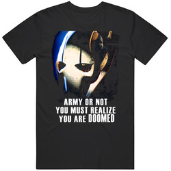 General Grievous Abstract Star Wars Jedi Movie Graphic Black Tee Unisex Film Merch T Shirt