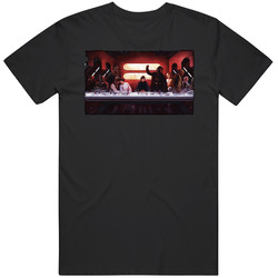 Last Supper Star Wars Movie Parody Funny Graphic Black Tee Unisex Film Merch T Shirt