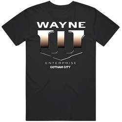 Wayne Industries Batman Graphic Black Tee Unisex Film Merch T Shirt
