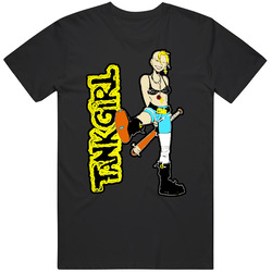 Tank Girl Retro Movie Graphic Black Tee Unisex Film Merch T Shirt