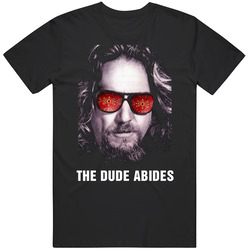 Big Lebowski Classic Movie Quote Black Graphic Black Tee Unisex Film Merch T Shirt