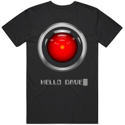 2001 A Space Odyssey Movie Graphic Black Tee Unisex Film Merch T Shirt