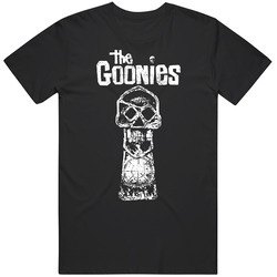 The Goonies Copper Bones Graphic Black Tee Unisex Film Merch T Shirt