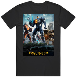 The Movie 2018 Pacific Rim Uprising Graphic Black Tee Unisex Film Merch T Shirt