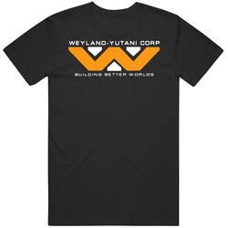Weyland Yutani Corp Aliens Movie Graphic Black Tee Unisex Film Merch T Shirt