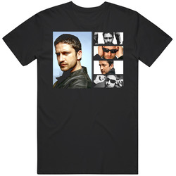 Gerard Butler Graphic Black Tee Unisex Film Merch T Shirt