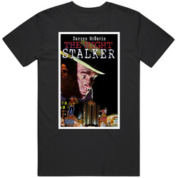 The Night Stalker Cool Vintage 70's Movie Graphic Black Tee Unisex Film Merch T Shirt