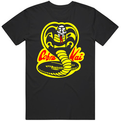Karate Kid Cobra Kai Movie Graphic Black Tee Unisex Film Merch T Shirt