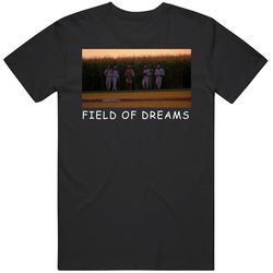 Liotta Costner Lancaster Jones Baseball Movie Field Of Dreams Graphic Black Tee Unisex Film Merch T Shirt