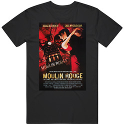 Nicole Kidman Ewan Mcgregor 2001 Moulin Rouge Cool Movie  Fan Graphic Black Tee Unisex Film Merch T Shirt