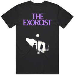 The Exorcist Horror Movie Graphic Black Tee Unisex Film Merch T Shirt