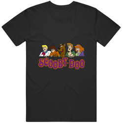 Scooby Doo Be Cool Face For Graphic Black Tee Unisex Film Merch T Shirt