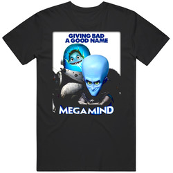 Megamind  Animated Movie 2010 Graphic Black Tee Unisex Film Merch T Shirt