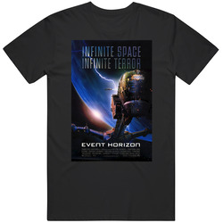 Event Horizon Cool Vintage 90's Movie  Fan Graphic Black Tee Unisex Film Merch T Shirt