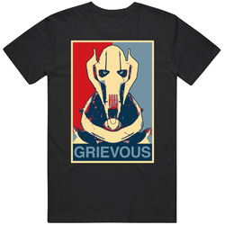 Star Wars General Grievous Movie Graphic Black Tee Unisex Film Merch T Shirt