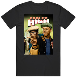 Cooley High Retro 1975 Popular Blaxploitation Movie Fan Graphic Black Tee Unisex Film Merch T Shirt