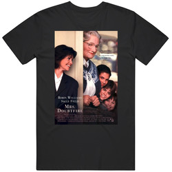 Mrs.doubtfire Cool 90's Comedy Vintage Classic Movie  Fan Graphic Black Tee Unisex Film Merch T Shirt