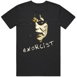 The Exorcist Horror Movie Regan Devil Graphic Black Tee Unisex Film Merch T Shirt