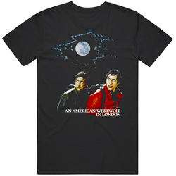 An American Werewolf In London Graphic Black Tee Unisex Film Merch T Shirt