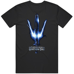 Percy Jackson And The Olympians The Lightning Thief Moviebook Graphic Black Tee Unisex Film Merch T Shirt