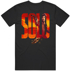 The Movie 2018 Solo A Star Wars Story Graphic Black Tee Unisex Film Merch T Shirt
