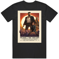 Logan Imax Sci Fi Action Cult Comic Book Movie Graphic Black Tee Unisex Film Merch T Shirt