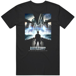 Battleship Movie Graphic Black Tee Unisex Film Merch T Shirt