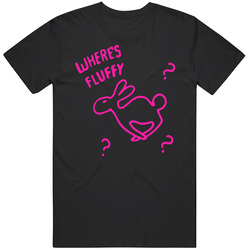 Where's Fluffy Nick And Noras Infinite Playlist Graphic Black Tee Unisex Film Merch T Shirt