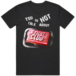 Fight Club Graphic Black Tee Unisex Film Merch T Shirt