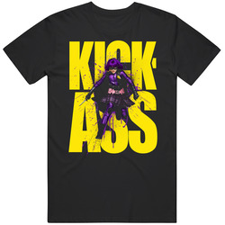 Hit Girl Kick-ass Movie Graphic Black Tee Unisex Film Merch T Shirt