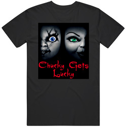Bride Of Chucky Movie Graphic Black Tee Unisex Film Merch T Shirt