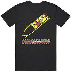 Cool Runnings Jamaican Bobsled Movie Graphic Black Tee Unisex Film Merch T Shirt