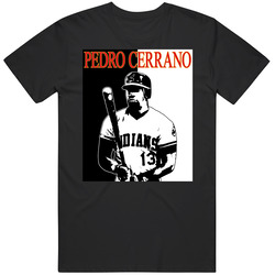 Pedro Cerrano Major League Movie Graphic Black Tee Unisex Film Merch T Shirt
